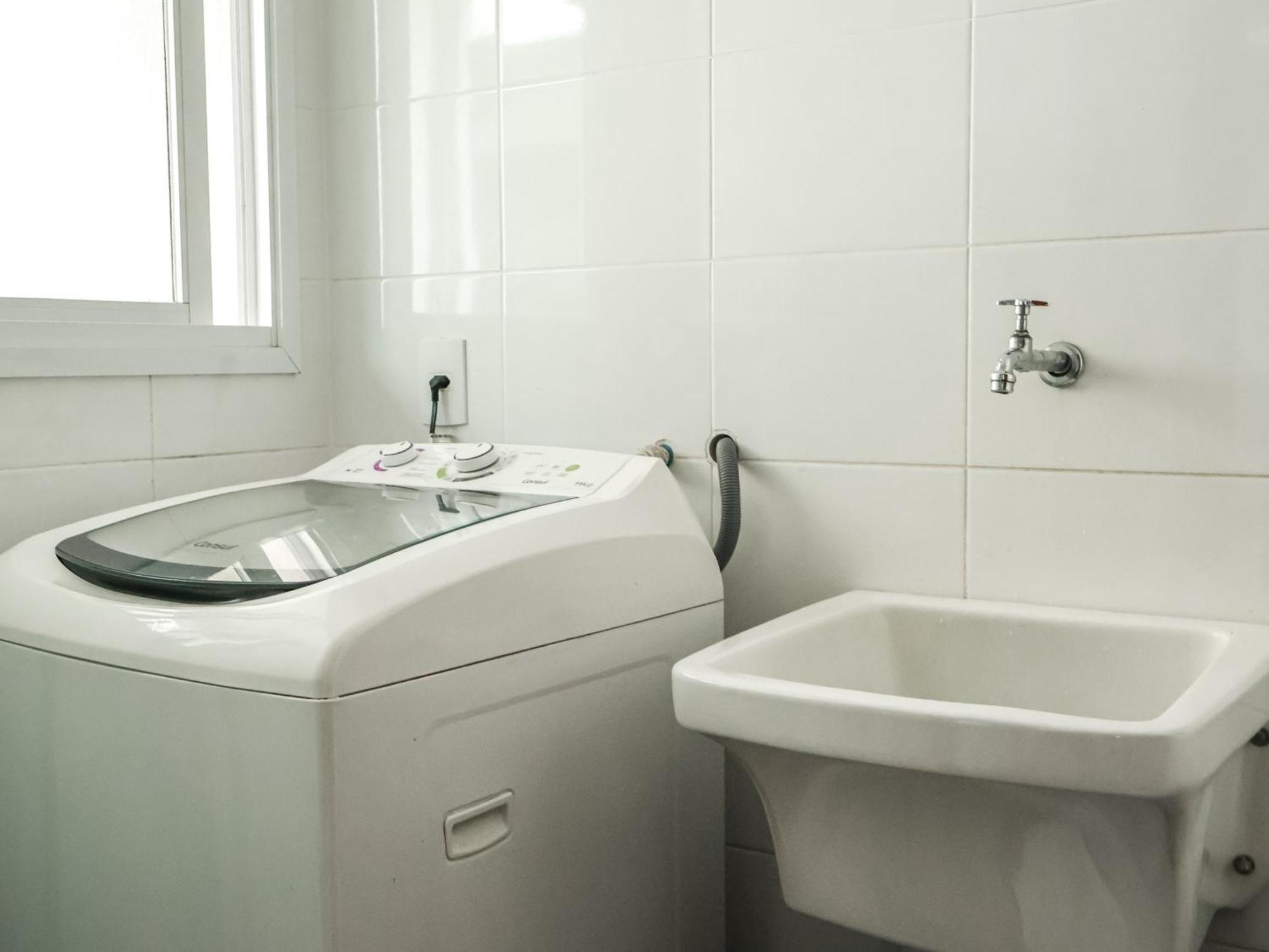 Apartamento No Centro De 多明戈斯马丁斯 外观 照片